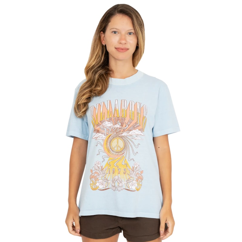 Camiseta Billabong Ride The Wave Blue