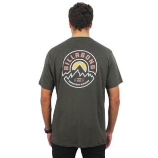 Camiseta Billabong Rockies I Dark Brown