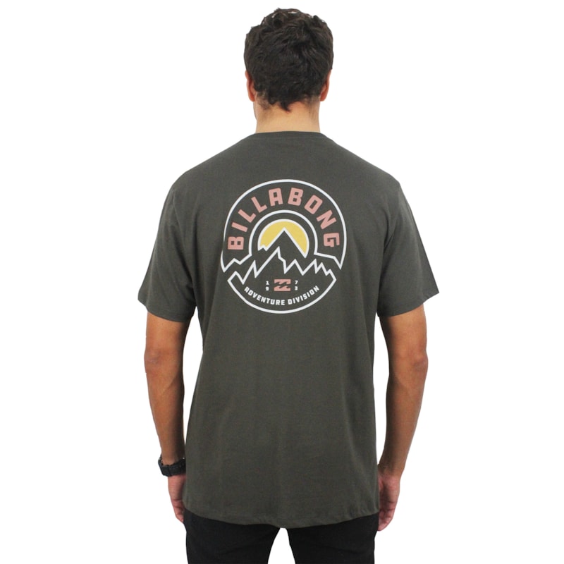 Camiseta Billabong Rockies I Dark Brown