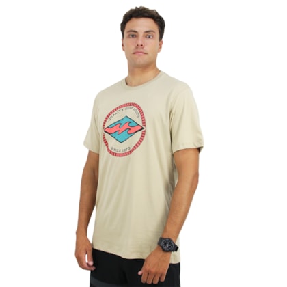 Camiseta Billabong Rotor Diamond II Caqui Camiseta Billabong Rotor Diamond II Caqui