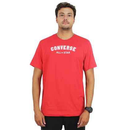 Camiseta Converse Go To All Star Logo Tee Red