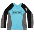 Camiseta de Lycra Rip Curl Infantil Driven Box Blue