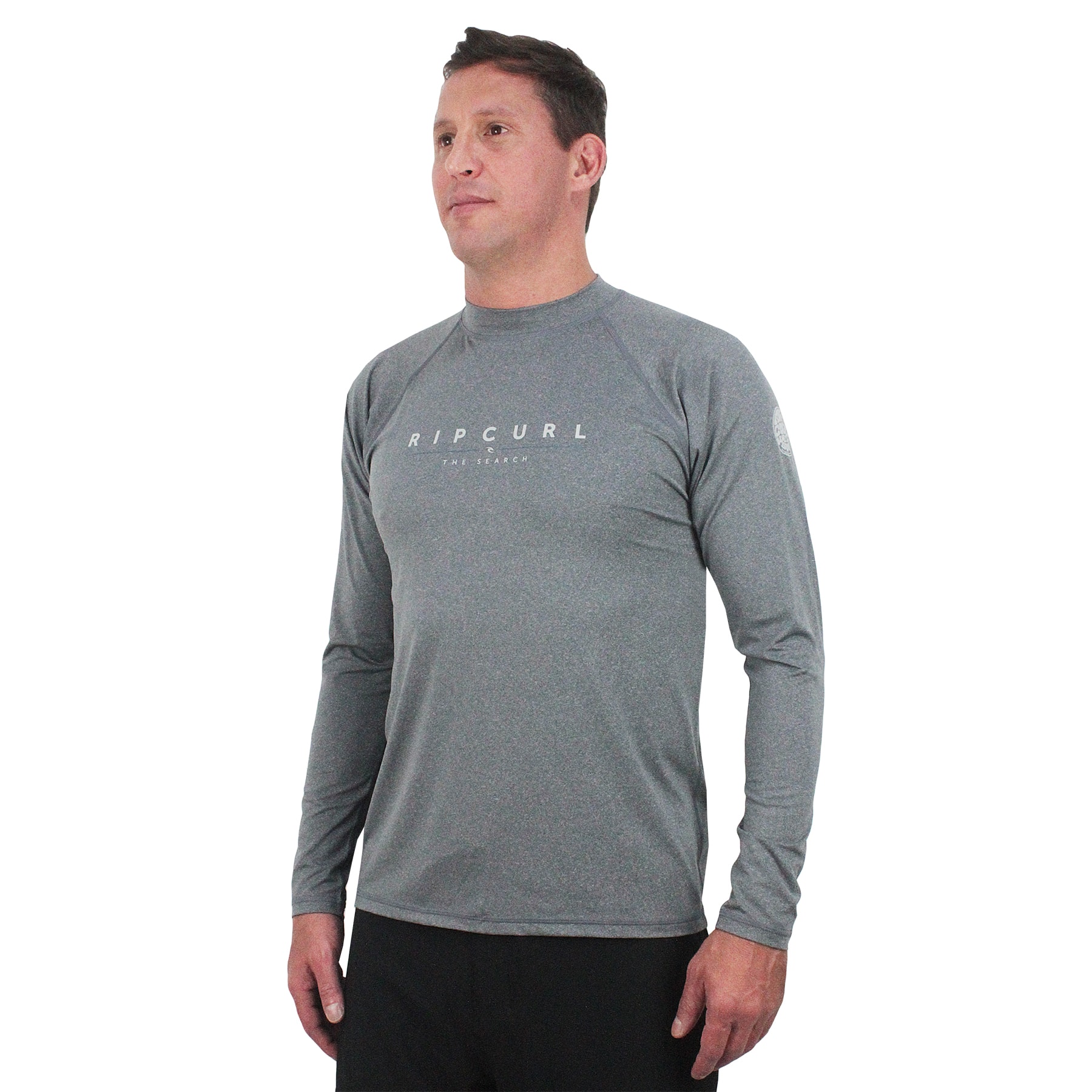 Camiseta de Lycra Rip Curl Shockwaves Grey Marle