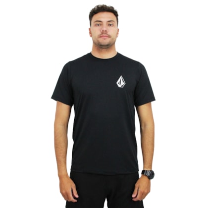 Camiseta de Lycra Volcom Iconic Stone Preta