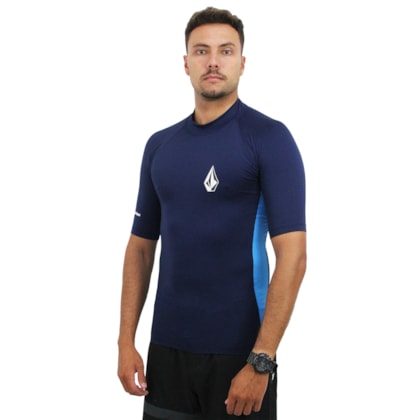Camiseta de Lycra Volcom Lido Solid Navy