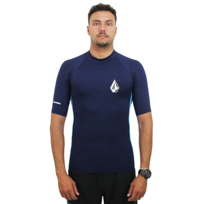 Camiseta de Lycra Volcom Lido Solid Navy