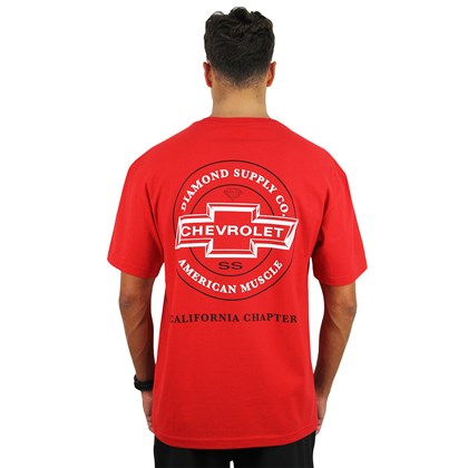 Camiseta Diamond Collab Chevrolet American Muscle Red