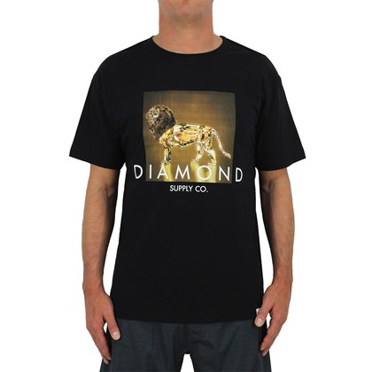 Camiseta Diamond Geo Lion Black