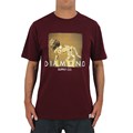 Camiseta Diamond Geo Lion Burgundy