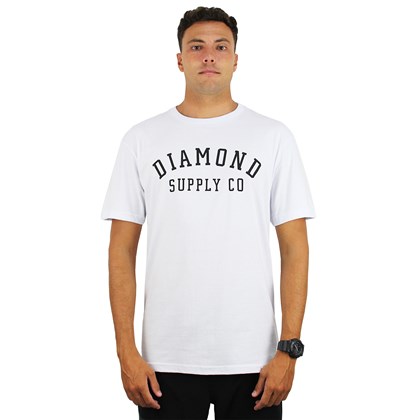 Camiseta Diamond Stencil White