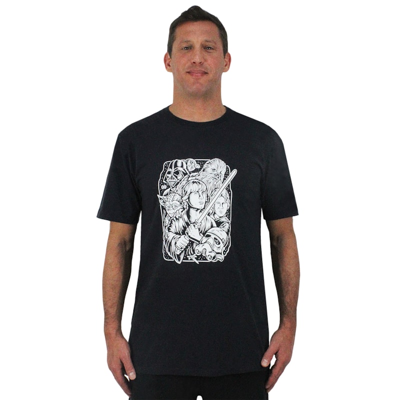 T-shirt Element X Star Wars Dark Vador - Noir Sur Rouge - Neuf Sans étiquettes