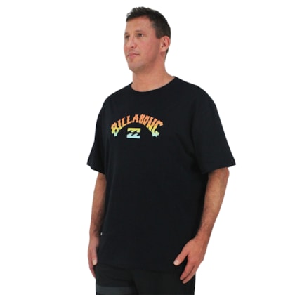 Camiseta Extra Grande Billabong Arch Fill Black Camiseta Extra Grande Billabong Arch Fill Black