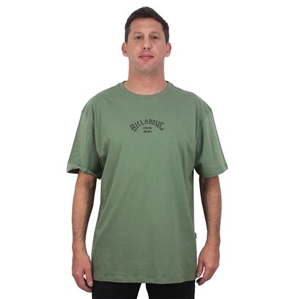 Camiseta Extra Grande Billabong Mid Arch Verde