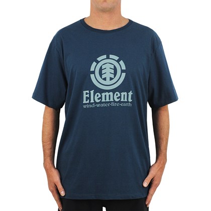 Camiseta Extra Grande Element Vertical Petroleo