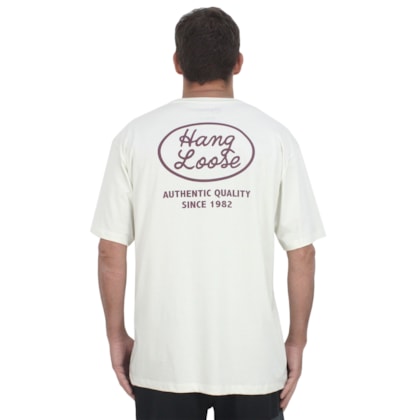 Camiseta Extra Grande Hang Loose Cali Off White