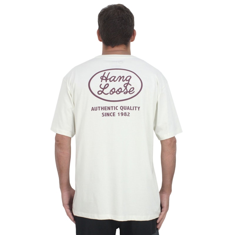 Camiseta Extra Grande Hang Loose Cali Off White