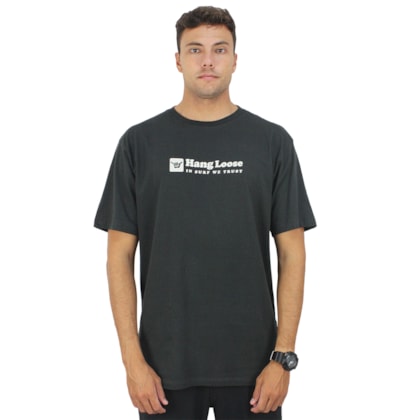 Camiseta Extra Grande Hang Loose Guide Chumbo