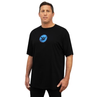 Camiseta Extra Grande Hang Loose Sign Preta