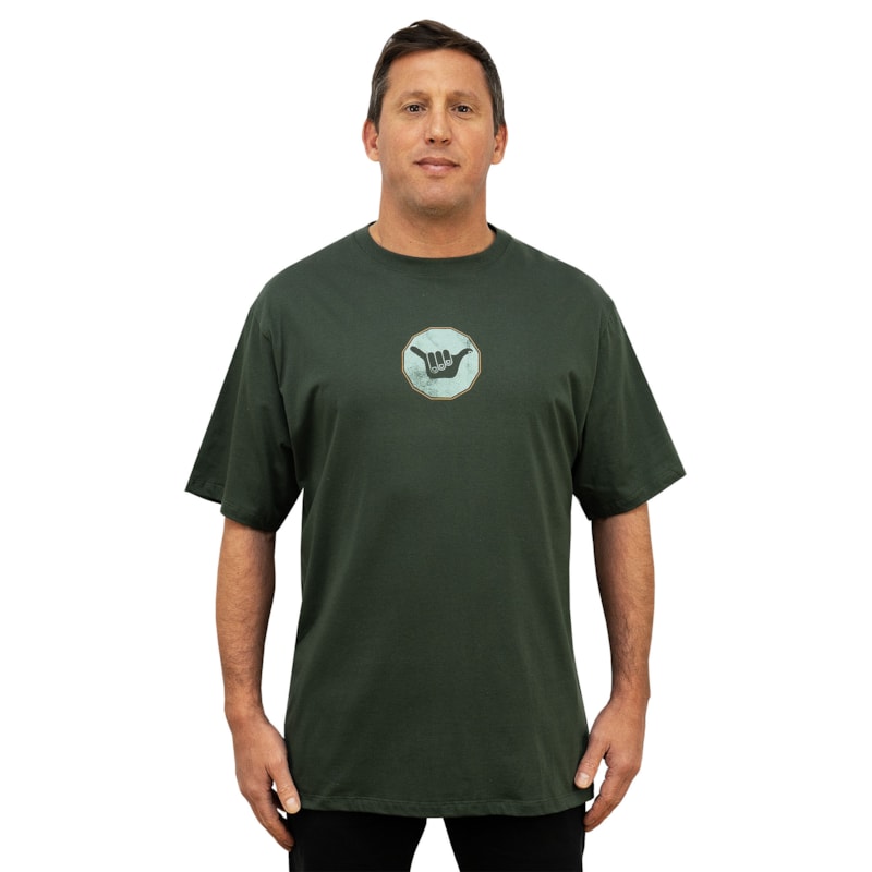 Camiseta Extra Grande Hang Loose Sign Verde