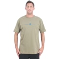 Camiseta Extra Grande Hang Loose Vintage Caqui