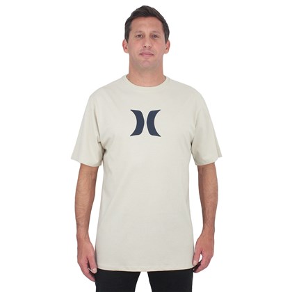Camiseta Extra Grande Hurley Icon Areia