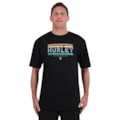 Camiseta Extra Grande Hurley Jam Over Preta