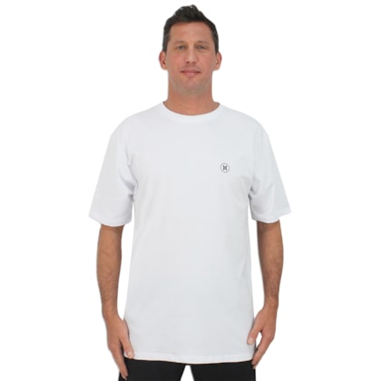 Camiseta Extra Grande Hurley Mini Icon Branca