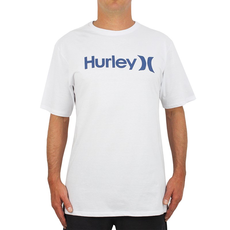 Camiseta Extra Grande Hurley One & Only Branca