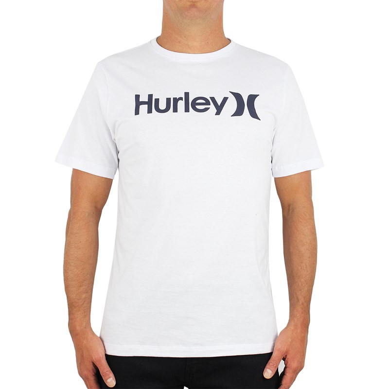 Camiseta Extra Grande Hurley One & Only Solid White