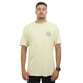 Camiseta Extra Grande Hurley Sticker Bege