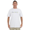 Camiseta Extra Grande Hurley Surf Noise White