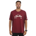 Camiseta Extra Grande New Era Heritage Branded Dark Red