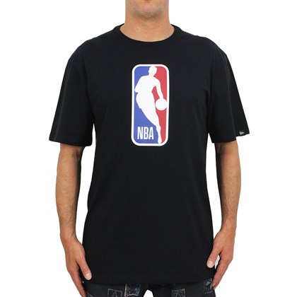 Camiseta Extra Grande New Era NBA Basic Black
