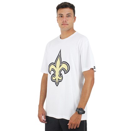Camiseta Extra Grande New Era New Orleans Saints NFL White