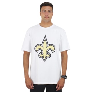 Camiseta Extra Grande New Era New Orleans Saints NFL White