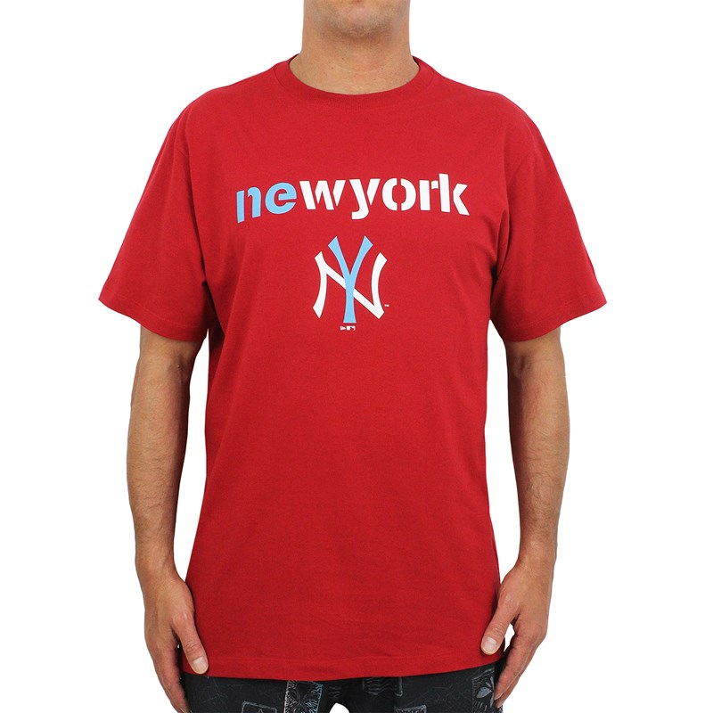 Camiseta Extra Grande New Era New York Yankees Have Fun New York Red