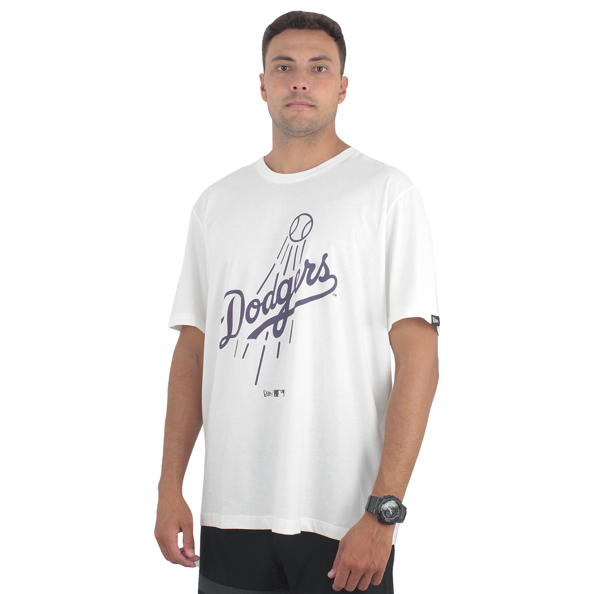 Los Angeles Dodgers ネルシャツ サイズXL Camiseta Extra Grande New Era Sunset MLB Los Angeles Dodgers Off White