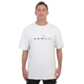 Camiseta Extra Grande Quiksilver Hi State Of Mind White