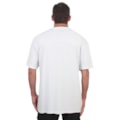 Camiseta Extra Grande Quiksilver Hi State Of Mind White