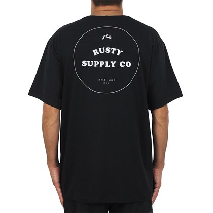 Camiseta Extra Grande Rusty Supply Black