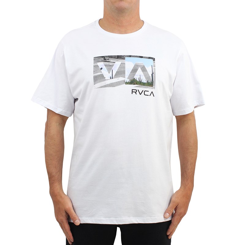Camiseta Extra Grande RVCA Balance Box White