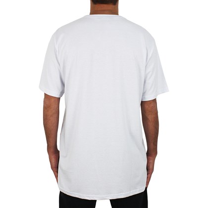 Camiseta Extra Grande Thrasher Flame Logo Branca