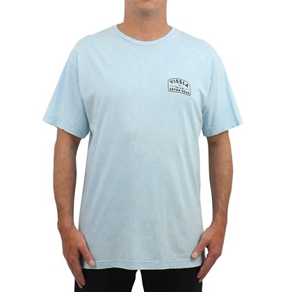 Camiseta Extra Grande Vissla Plain Sailing Light Blue