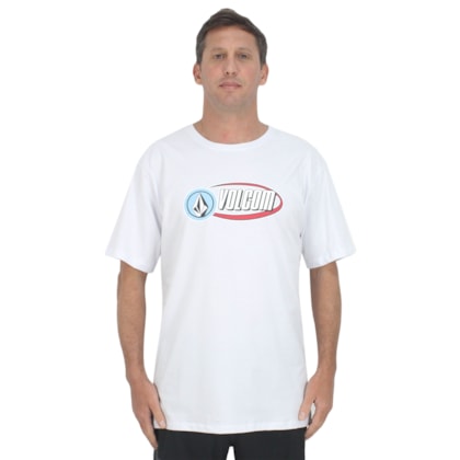 Camiseta Extra Grande Volcom Eclipsed White