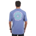 Camiseta Extra Grande Volcom Rabbit Hole Blue