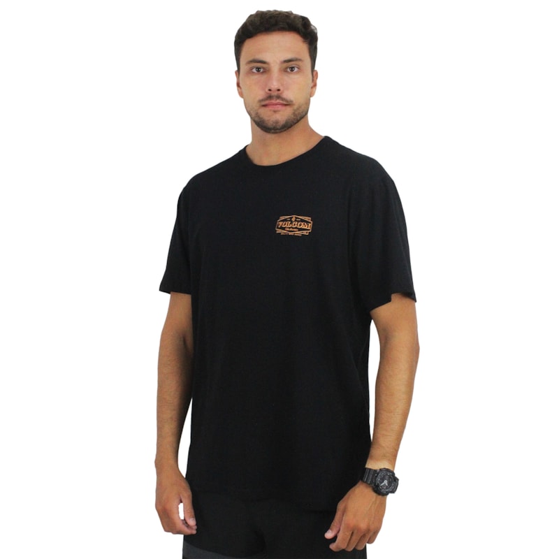 Camiseta Extra Grande Volcom Workwear Union Black
