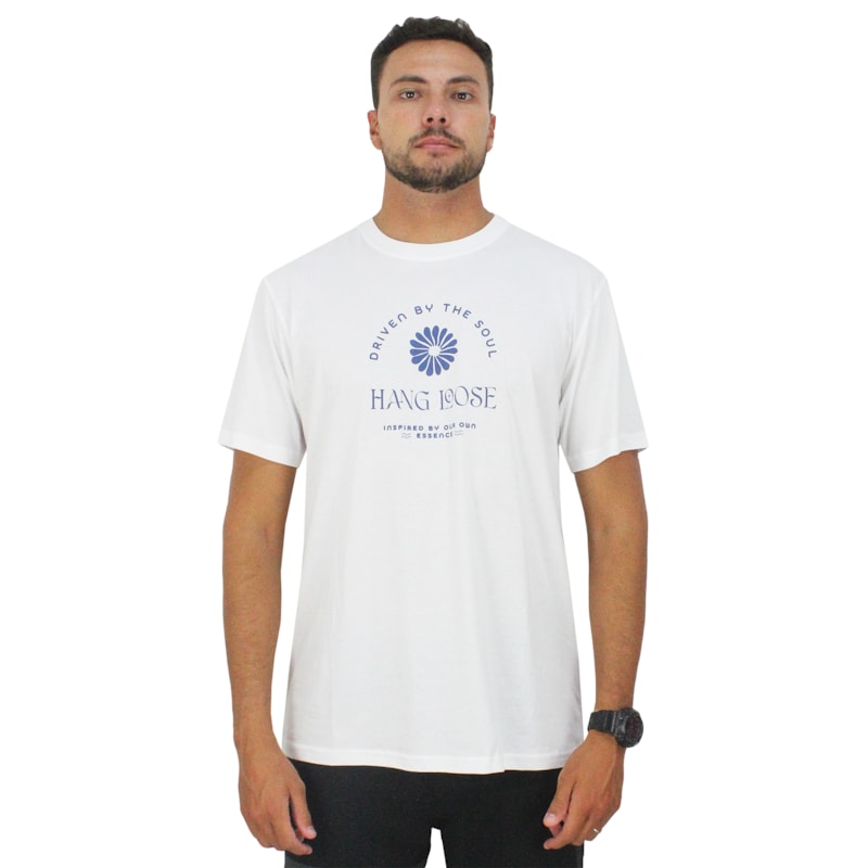 Camiseta Hang Loose Daisy Branca Importada