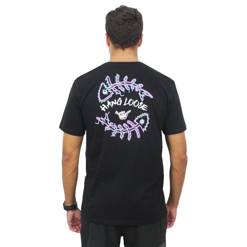 Camiseta Hang Loose Fish Preta