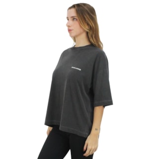 Camiseta Hang Loose Mushroom Preta