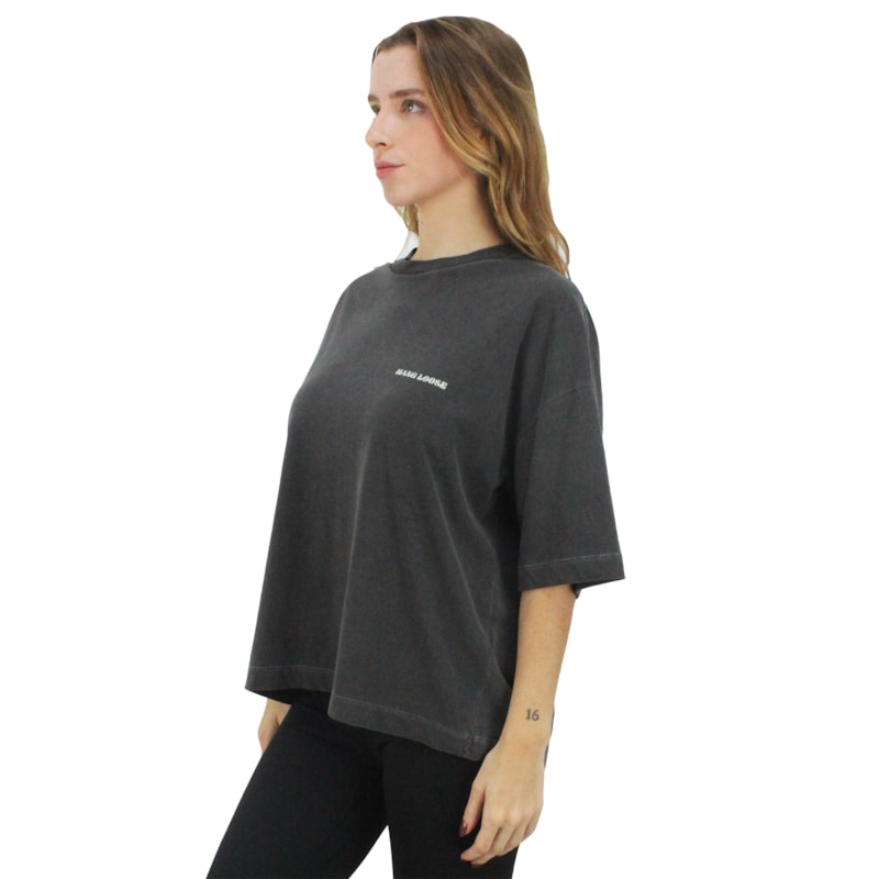 Camiseta Hang Loose Mushroom Preta